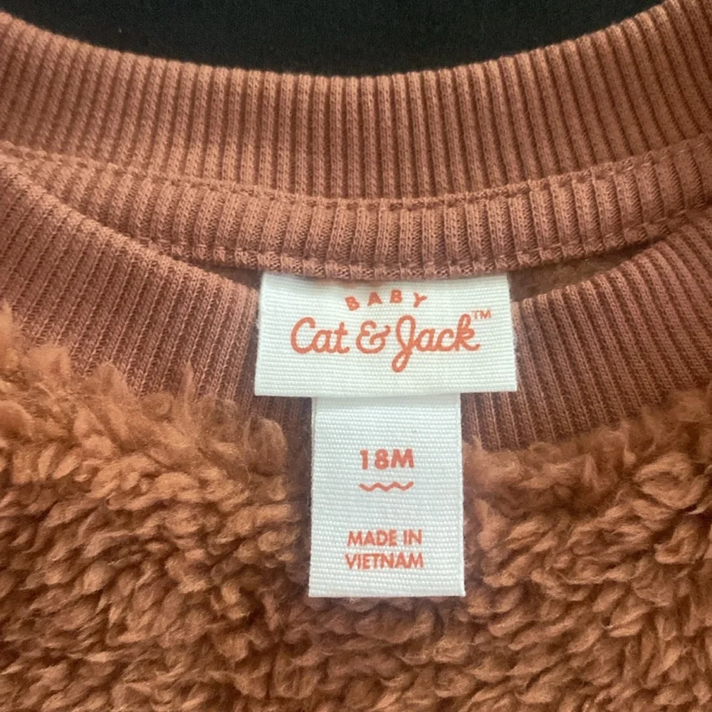 Cat & Jack Baby Bear Shearling Top & Bottom Set